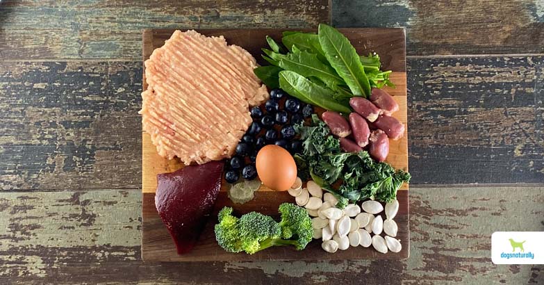 Raw Boneless Turkey & Egg Dog Food Recipe